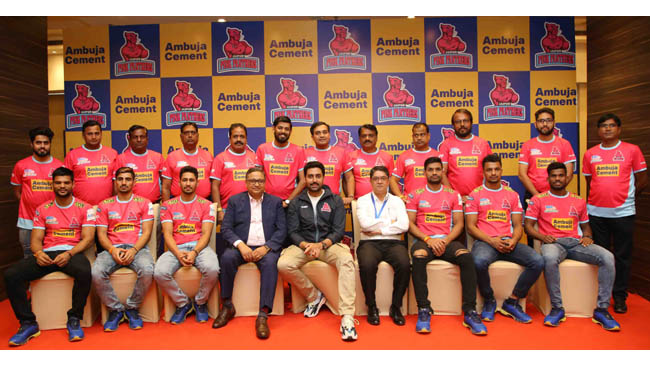 ambuja-cement-strengthens-jaipur-pink-panthers-as-team-title-sponsor-at-pro-kabaddi-league-2019