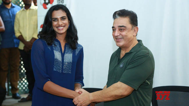 Sindhu meets Kamal Haasan