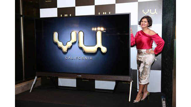 Vu Televisions Emerge as Market Leaders in Large Size and 4K Category in India