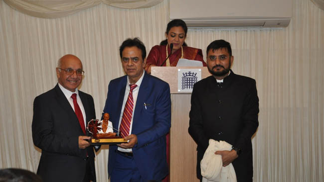 AESL Managing Director and ChairmanJC Chaudhry conferredwith “Global Gandhi Award 2019” at House of Commons in London