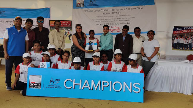 Sony Pictures Networks Associates With the Cricket Association for the Blind of Maharashtra for the State Level Cricket Tournament