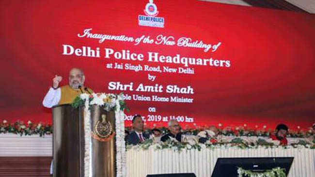 Shri Amit Shah inaugurates new building of Delhi Police Headquarters at Jay Singh Marg in New Delhi