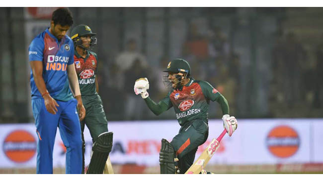 Bangladesh choke India for maiden T20 win