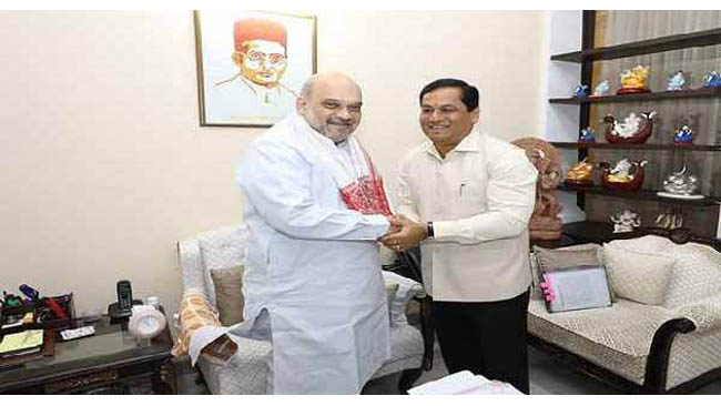 Sonowal meets Shah on Naga issue