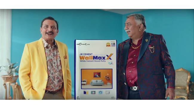 JK Cement re-launchesits iconic brand JK Wall Putty with anew identity: JK Cement WallMaxX