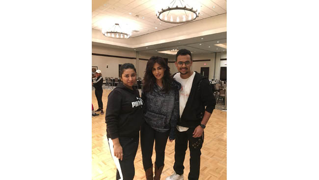 Bollywood Actress Chitragada Singh Praises Choreographer Erem Khan and Sudeesh Nair at Dallas, Texas