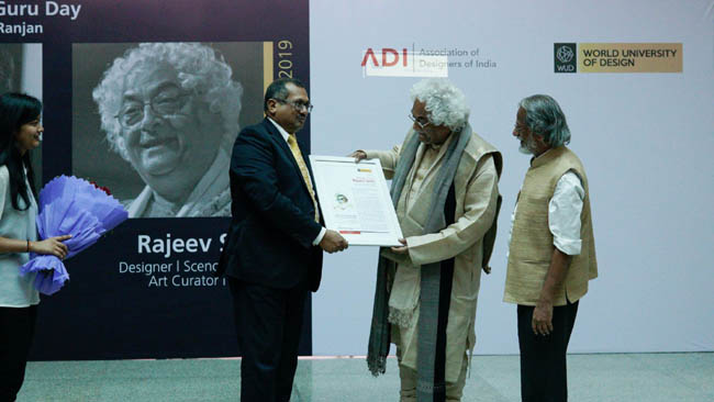 Padma Bhushan Rajiv Sethi felicitated as ‘Design Guru’ by World University of Design
