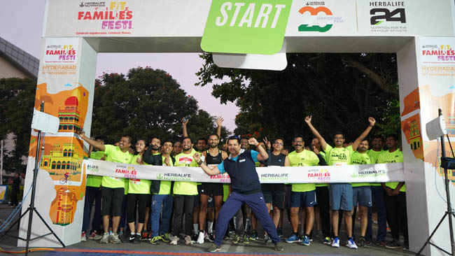 Herbalife Nutrition recharges Hyderabad with the Fit Families Fest