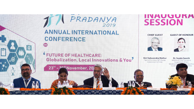 Pradanya 2019, IIHMR University’s annual international conference on future of healthcare, held in Jaipur