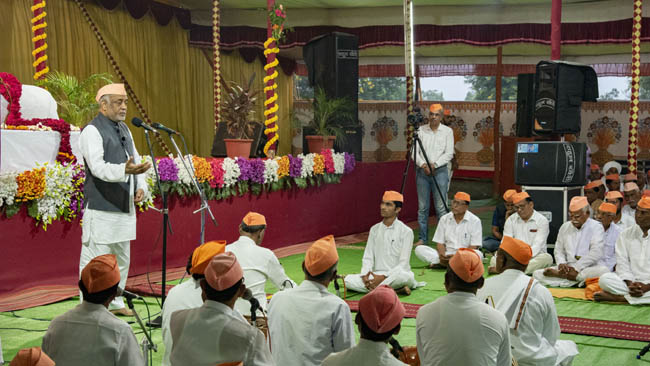 A Historic Event Between Heartfulness Institute and Rashtra Sant VandaniyaTukdoji Maharaj Sanstha at Gurukunj Ashram, Amaravati, Maharashtra,