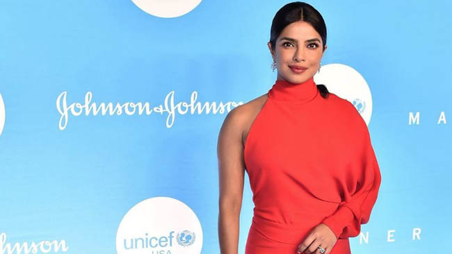Priyanka Chopra makes heads turn at UNICEF Snowflake Ball, receives Danny Kaye Humanitarian Award