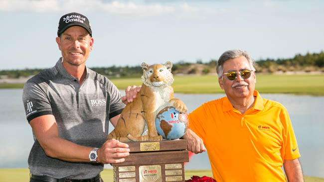 STENSON ENDS TITLE DROUGHT TO BEAT A STRONG  STARCAST AND WIN HERO WORLD CHALLENGE