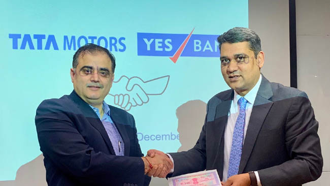 Tata Motors and Yes Bank enters into partnershipfor offering financial products to its valued customers