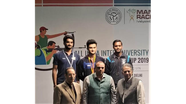 OPJS University's Nishant Dalal Won Silver Medal in Inter-University Competition 2019