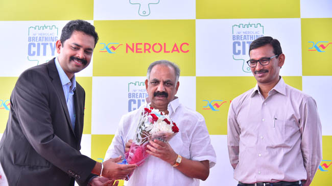 Kansai Nerolac dedicates an exclusive installation to Visakhapatnam under its “Breathing City” initiative
