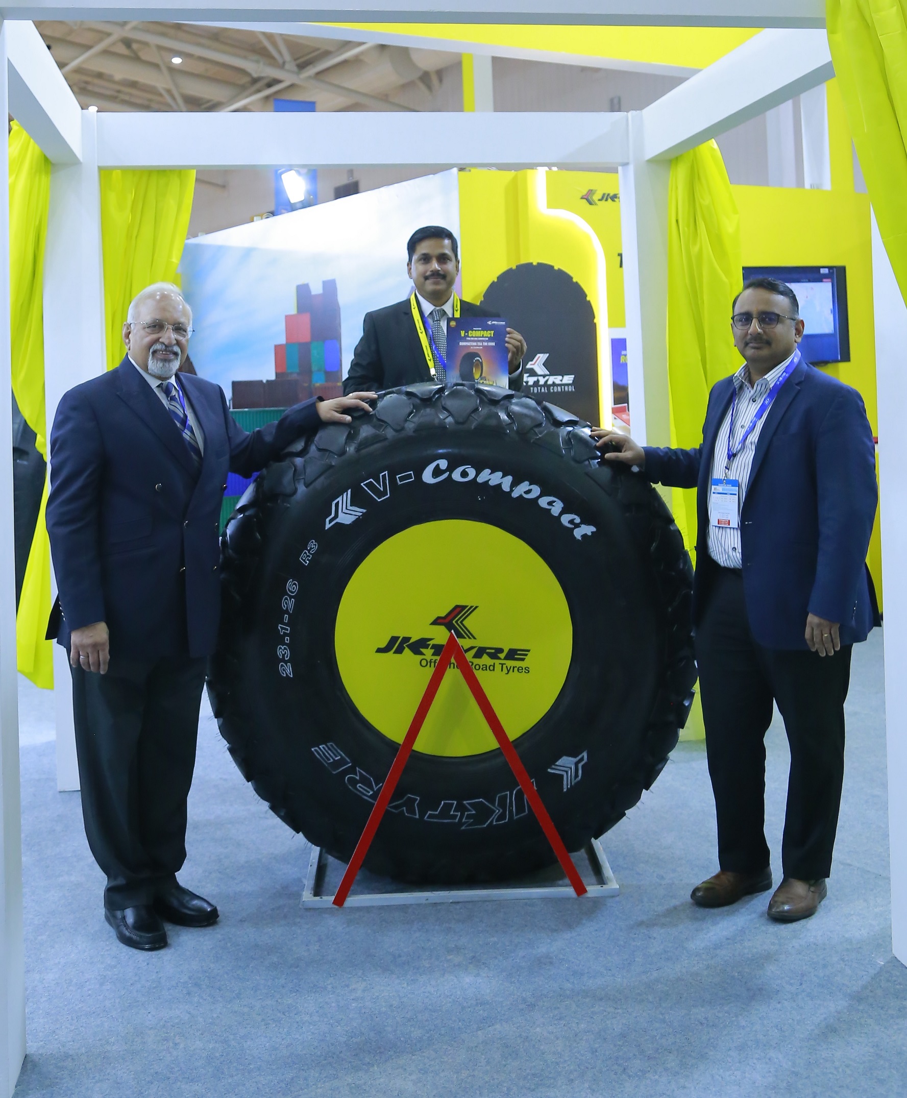 JK Tyre & Industries Ltd launch the new V-Compact R3 tyre at EXCON 2019