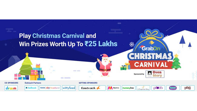 GrabOn in Association with Ovenstory, Droom, and Fastrack brings you Christmas Carnival Season 3