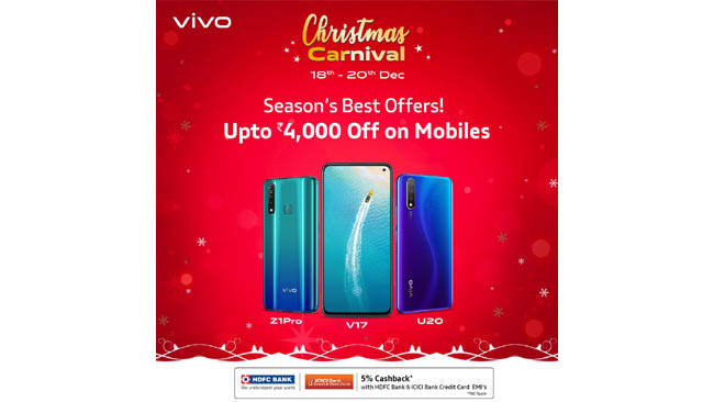 vivo brings Christmas early, avail exciting offers on your favourite vivo Smartphones