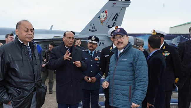 Raksha Mantri Shri Rajnath Singh visits Naval Air Station Oceana & Naval Station Norfolk during his US visit