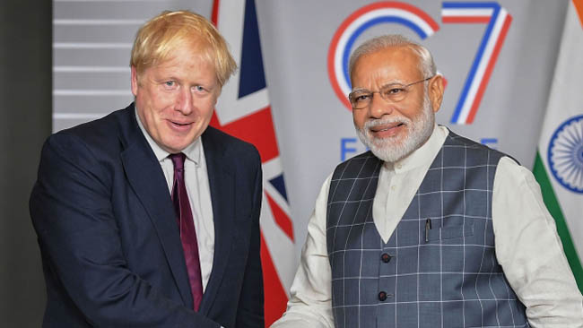 PM Modi wishes Johnson on his re-election as British PM