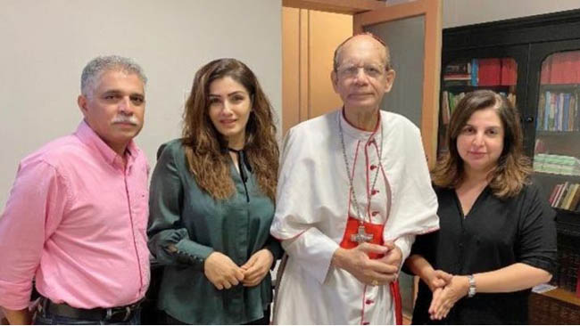 Farah Khan, Raveena Tandon apologise to Cardinal Oswald Gracias