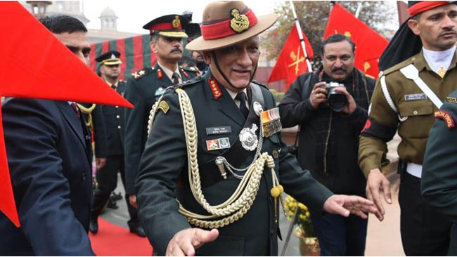 ‘Thank you, Jai Hind’, says outgoing Army chief General Bipin Rawat