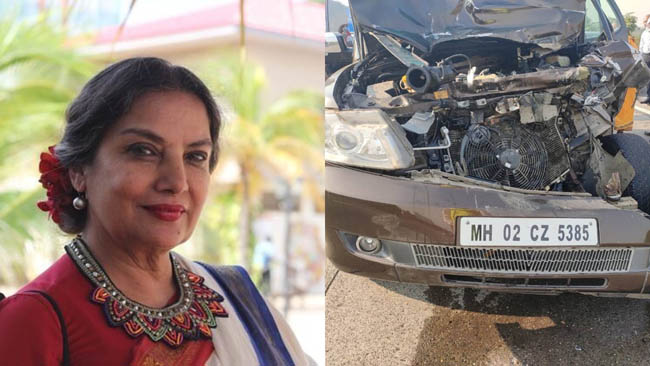 Shabana Azmi injured in accident on Mumbai-Pune Expressway