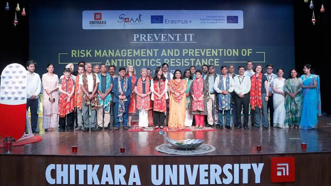 Chitkara University Leading an International Erasmus+ Project on Prevention and Risk Management of Antibiotic Resistance
