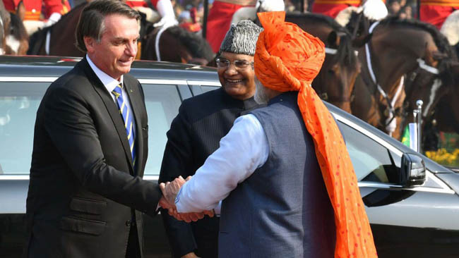 India celebrates 71st Republic Day in presence of Brazilian President Jair Bolsonaro