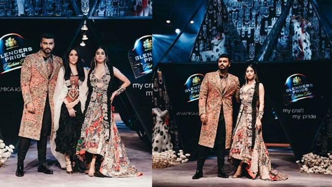 Janhvi Kapoor walks the ramp with brother Arjun Kapoor, calls the experience ‘special’