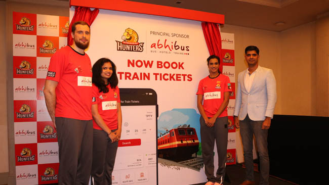 PV Sindhu led Hyderabad Hunters team launches new services for AbhiBus.com customer