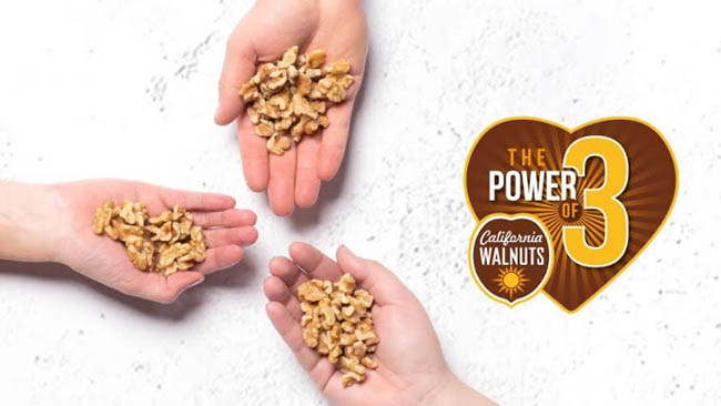 California Walnuts Launches First-Ever Global Marketing Initiative Encouraging Consumers to Embrace “The Power of 3”