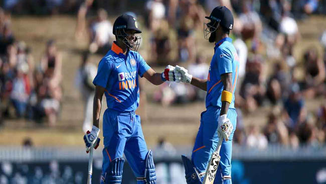 Iyer hits maiden ton; Rahul, Kohli too shine in India's 347/4