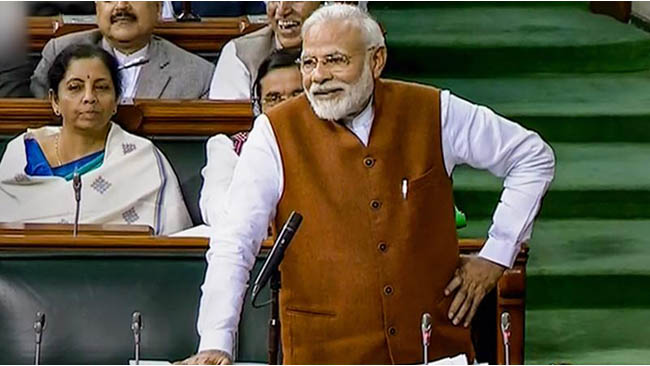 PM's reply to the motion of thanks on the President's Address in the Lok Sabha