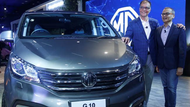MG Motor India unveils luxury cars: SUV Gloster and MPV G10