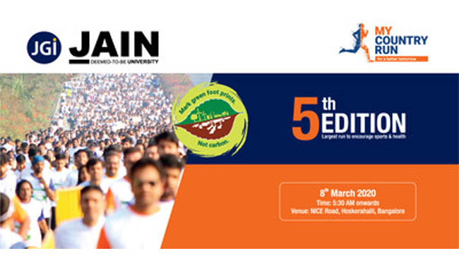 India's Biggest 5K Marathon Run at Bengaluru on March 8th 2020