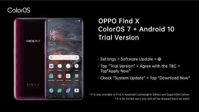 ColorOS 7 Trial Version now available on flagship OPPO devices in India