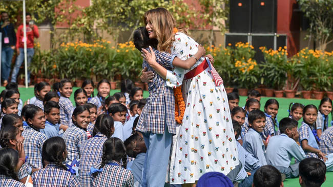 Melania Trump finds ‘Happiness Class’ an inspiring way to start the day