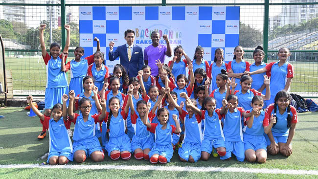 Tata AIA Life Insurance’s ‘Bachhpan Ka Rakshakaran’ Initiative Offers Football Coaching to Under-Privileged Girls