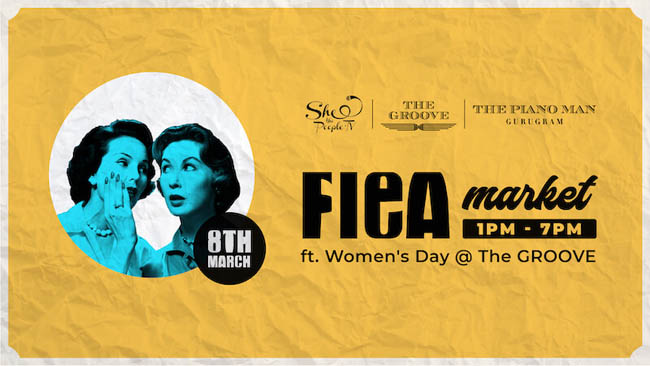 Women’s Day Flea Market at The Groove, 32nd Milestone, Gurugram in collaboration with SheThePeopleTV and GurgaonWomensFest