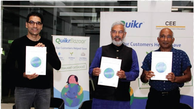 Quikr Helps Save Five Billion Litres of Water & Ten Million Trees Annually