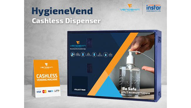 Vendekin Partners With Instor India to Produce Hand Sanitizer Vending Machine