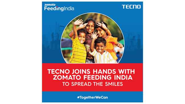 TECNO JOINS FORCE WITH CHANNEL PARTNERS & ZOMATO TO HELP INDIA’S LOW-INCOME SECTIONS AMID COVID-19