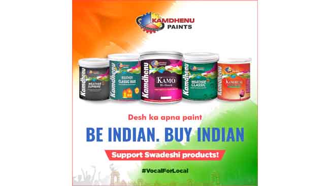 Kamdhenu Paints to launch massive social media campaign #Be Indian Buy Indian