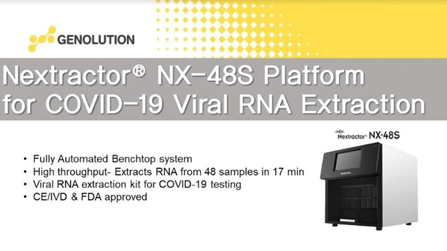 Extract 48 COVID RNA Samples in Just 17 Minutes with the Latest Technology from Genolution & Premas Life Sciences