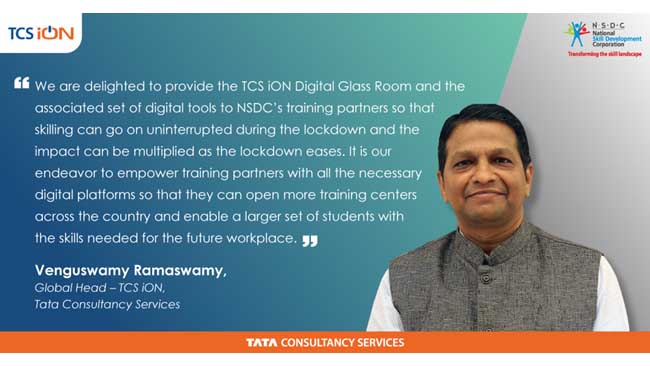 NSDC collaborates with TCS iON to enable virtual training for skilling ecosystem