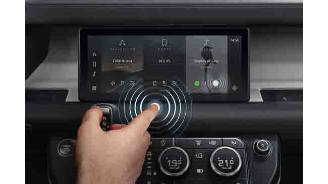 JAGUAR DEVELOPS CONTACTLESS TOUCHSCREEN TO HELP FIGHT BACTERIA AND VIRUSES