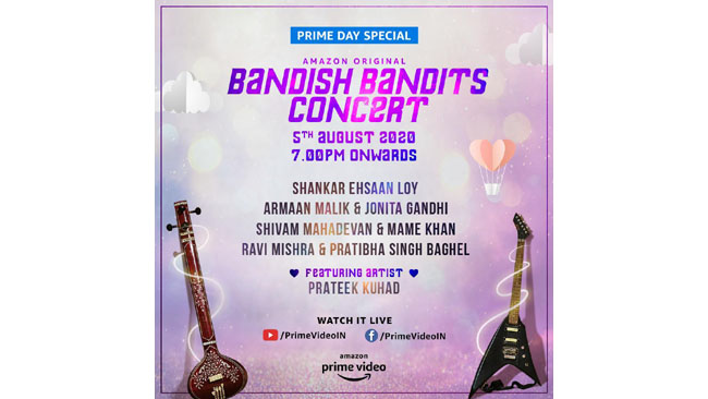 AMAZON PRIME VIDEO ANNOUNCES AN EXCITING MUSICAL EXTRAVAGANZA WITH THE BANDISH BANDITS CONCERT