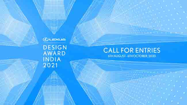 Call for Entries now open for Lexus Design Award India 2021