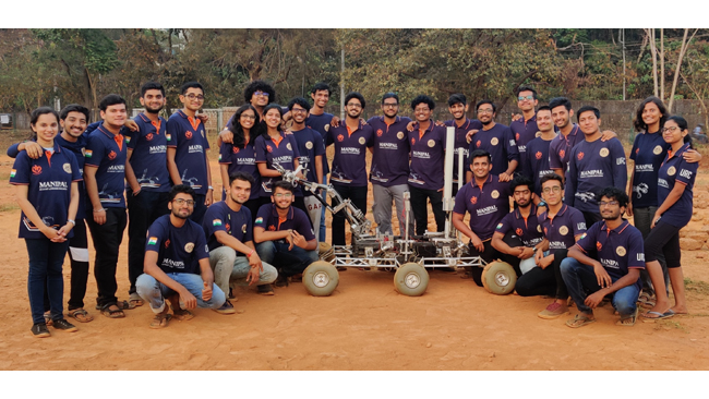 MIT STUDENTS BAGS FIRST PRIZE IN THE FIRTS EDITION OF INDIAN ROVER DESIGN CHALLEGE